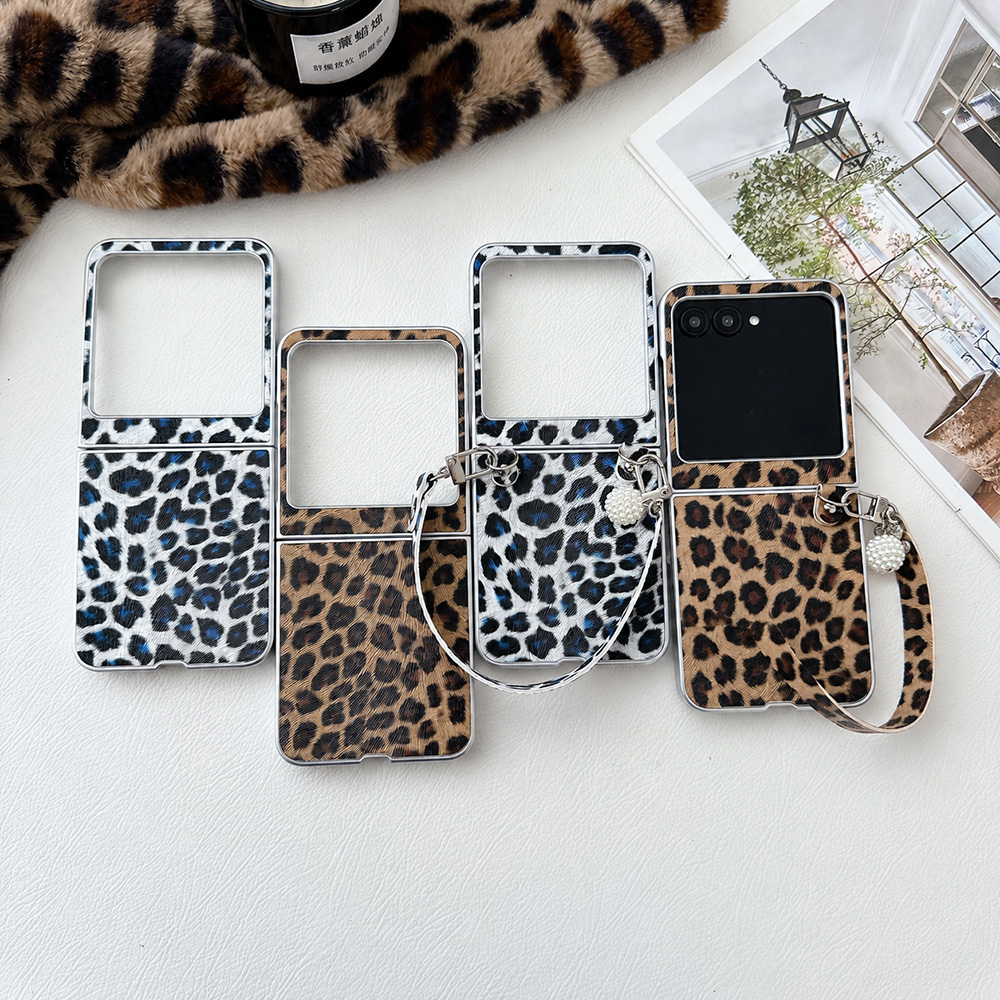 Phone Accessories Beads - 모토로라 레이저 60 50 울트라용 레오파드