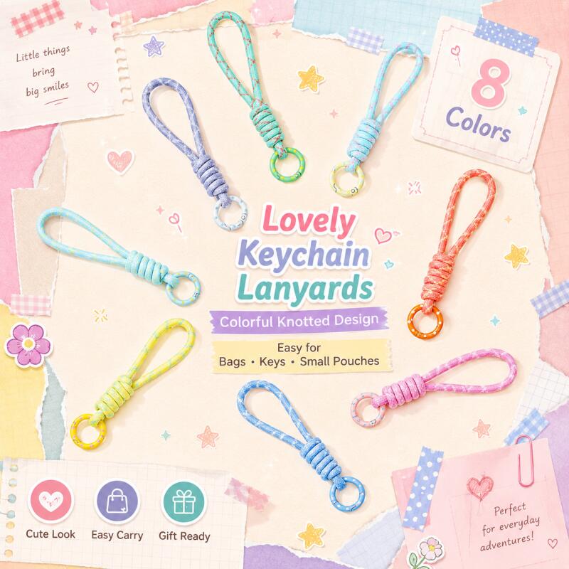 Phone Accessories Android - 2~5pcs 다채로운 땋은 키체인 휴대폰 끈