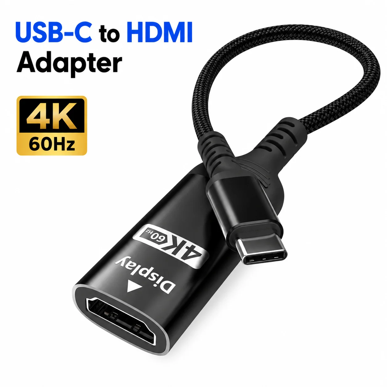 Hdmi Phone Adapter - USB C-HDMI 어댑터 4K@60Hz 플러그 앤