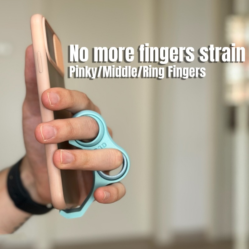 Phone Accessories And Gadgets - 인체공학적 휴대폰 그립 홀더 다기능 스트레스