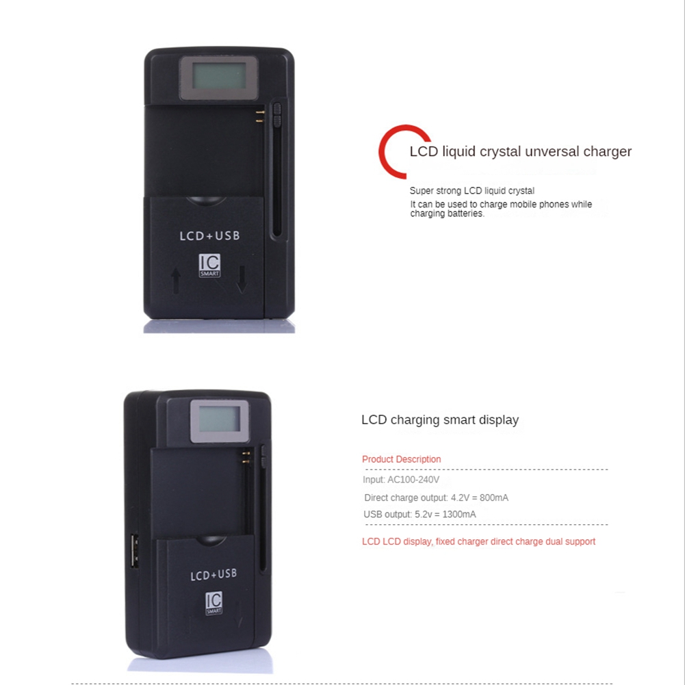 Phone Accessories Kit - 모바일 범용 배터리 충전기, 벽 여행용
