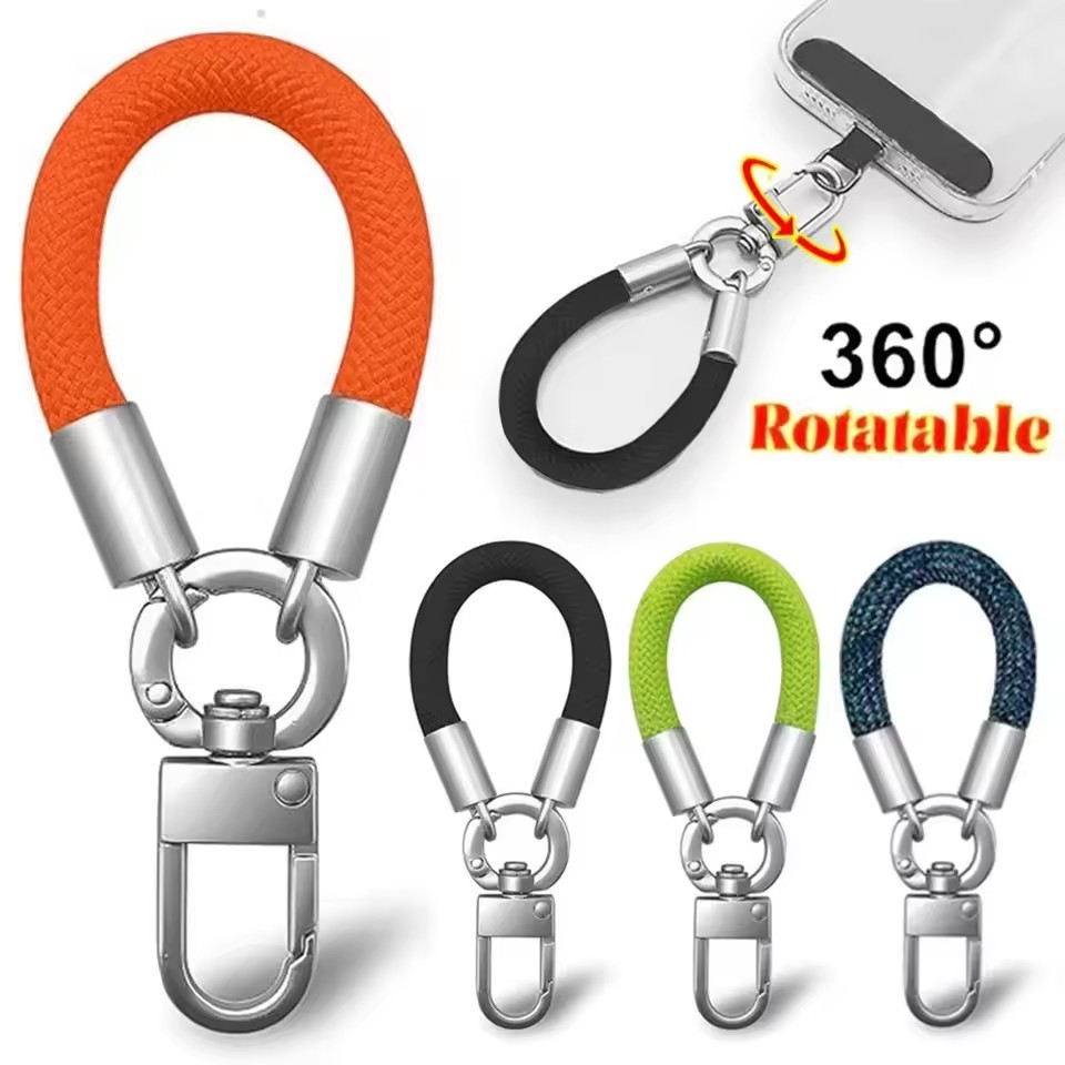 Phone Accessories And Gadgets - 금속 폰 끈 가스켓 패치 회전식