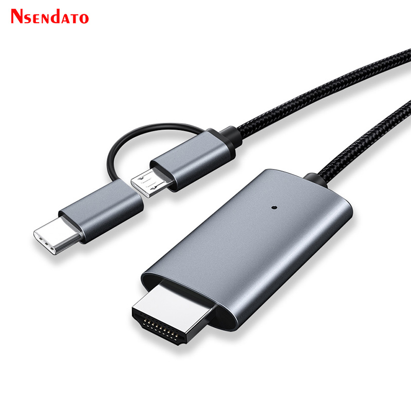 Hdmi Phone Adapter - 미라스크린 LD39 유선 1080P HD 마이크로
