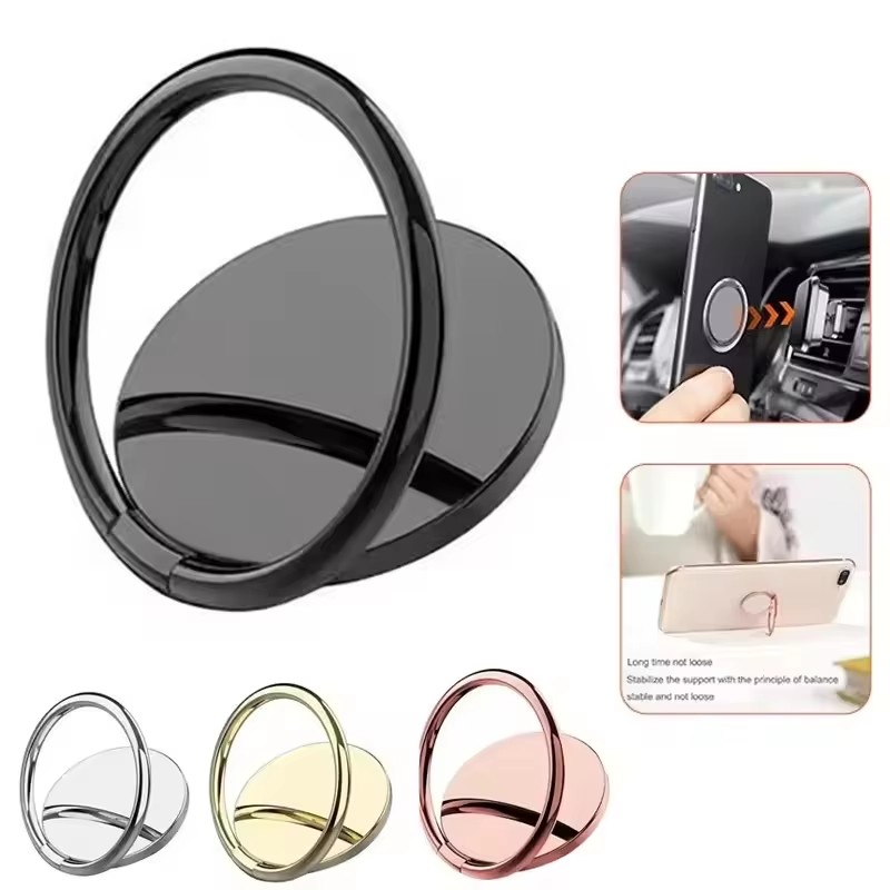 Phone Accessories And Gadgets - 아이폰 샤오미용 손가락 링 휴대폰 거치대