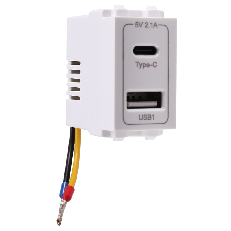 Phone Accessories Types - ABVO-새로운 5V 2.1A USB Type-C 듀얼