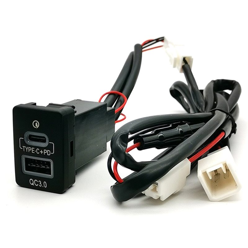Phone Accessories Types - 케이블 액세서리 블루 라이트 자동차 QC3.0