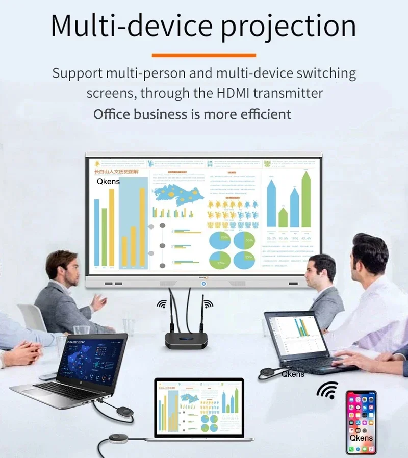 Hdmi Phone Adapter - 50M 1080P HDMI 무선 와이파이 비디오