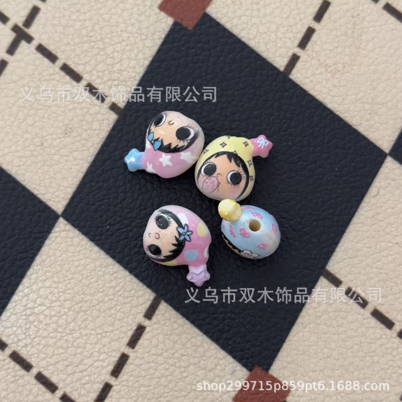 10개 프린트된 릴리프 별 모양 모자 유유 아바타 비즈 - Phone Accessories Beads 리뷰 및 가격