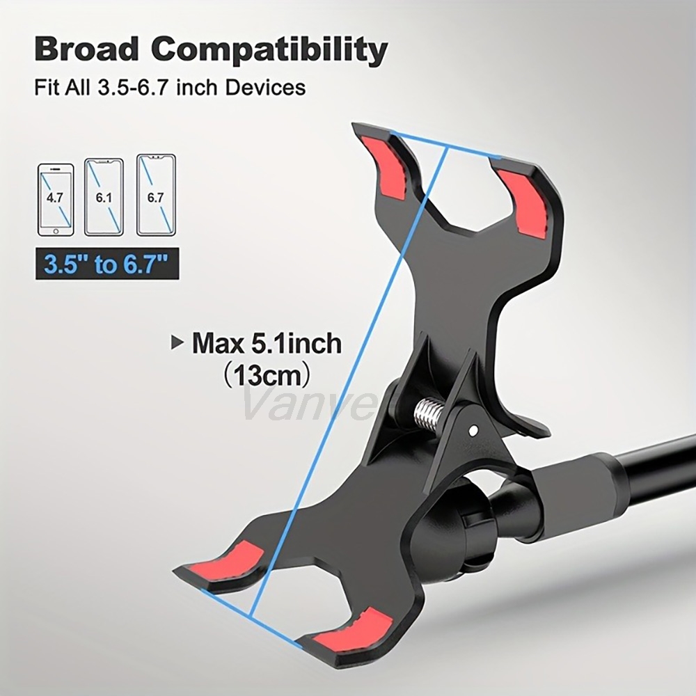 360 °   휴대폰 거치대 클립형 유연한 침대 데스크 - Desk Phone Stand 리뷰 및 가격