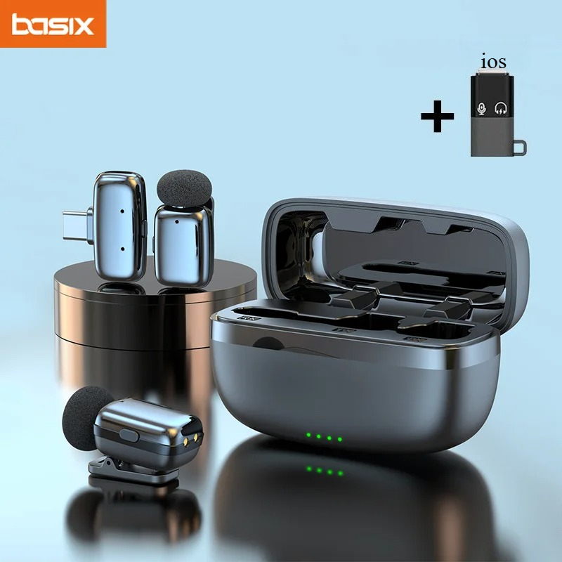 무선 라발리에 마이크 세트(충전 케이스 포함) 미니 핀 - Phone Accessories Android 리뷰 및 가격
