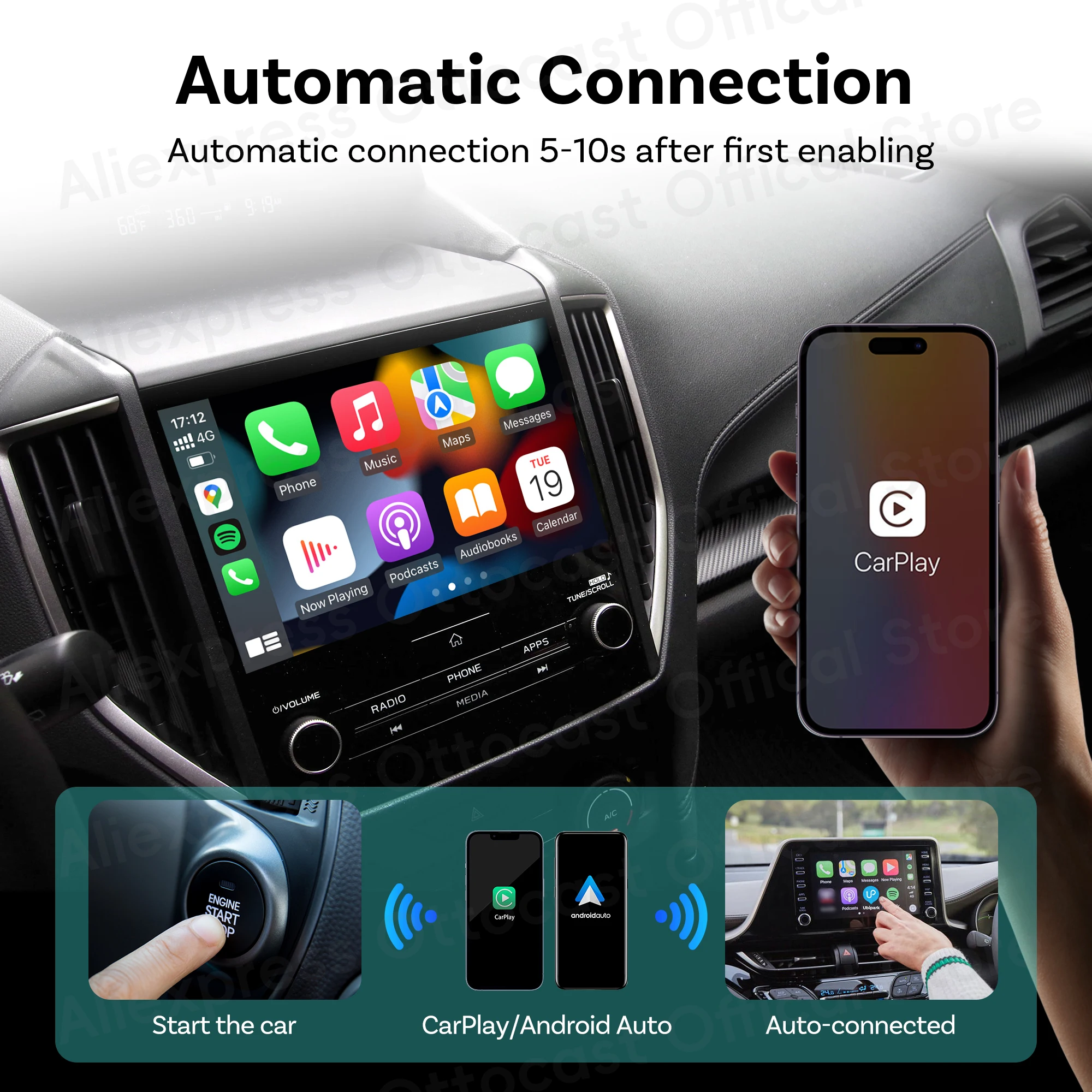 2026 새로운 OTTOCAST 미니 무선 안드로이드  - Phone Accessories Android 리뷰 및 가격