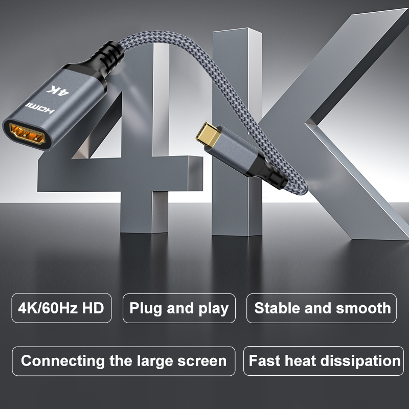 USB C-HDMI 어댑터 4K@60Hz 케이블 [Th - Hdmi Phone Adapter 리뷰 및 가격
