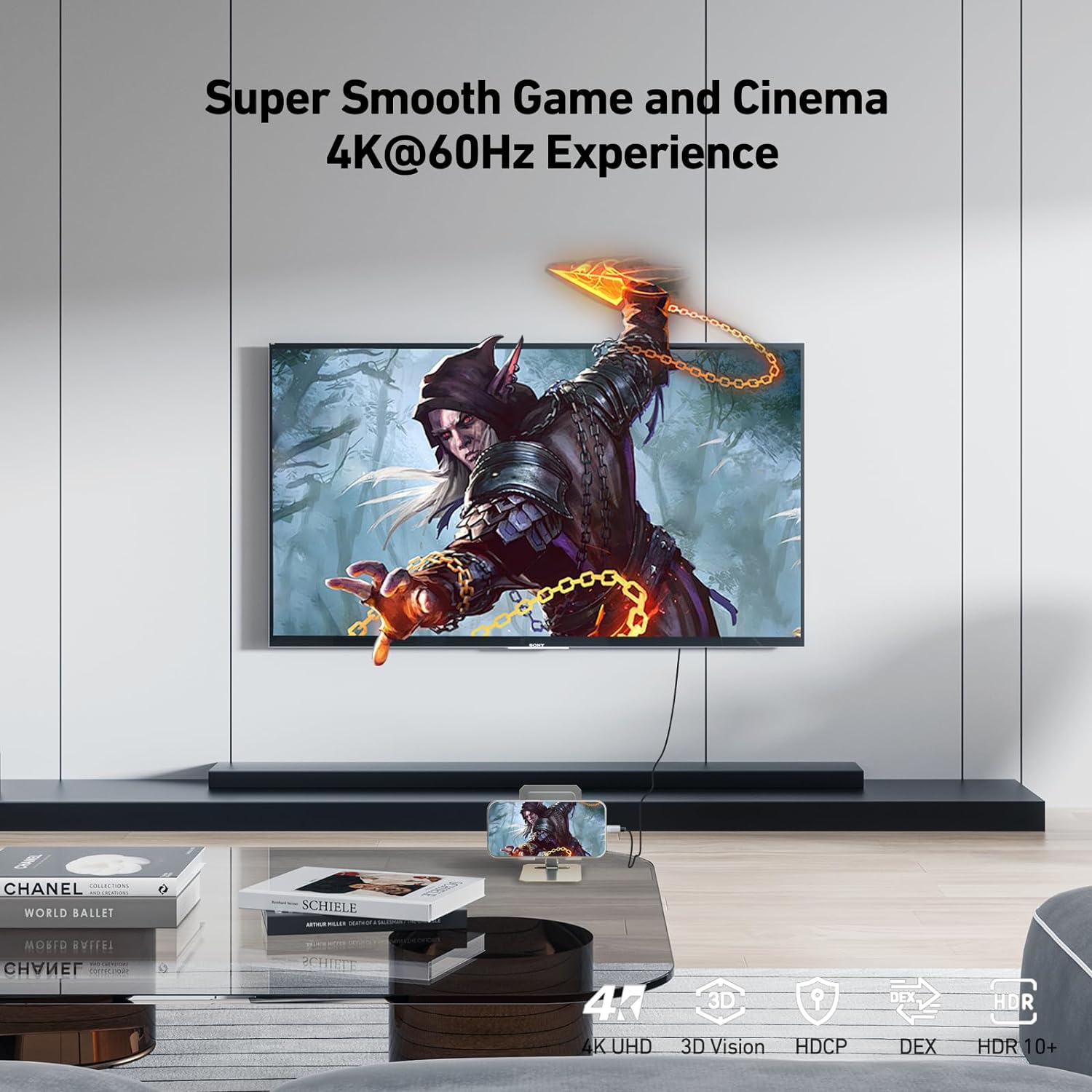 USB C-HDMI 어댑터 4K@60Hz 케이블 [Th - Hdmi Phone Adapter 리뷰 및 가격