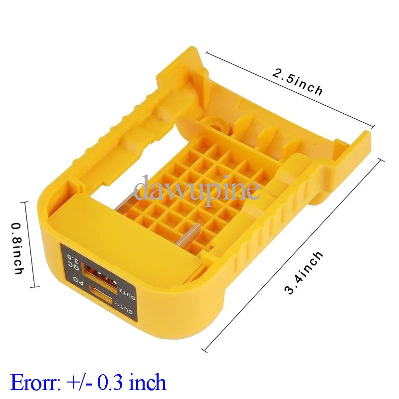디월트 18V용 USB 타입 C 전원 어댑터 뱅크 XL - Phone Accessories Types 리뷰 및 가격
