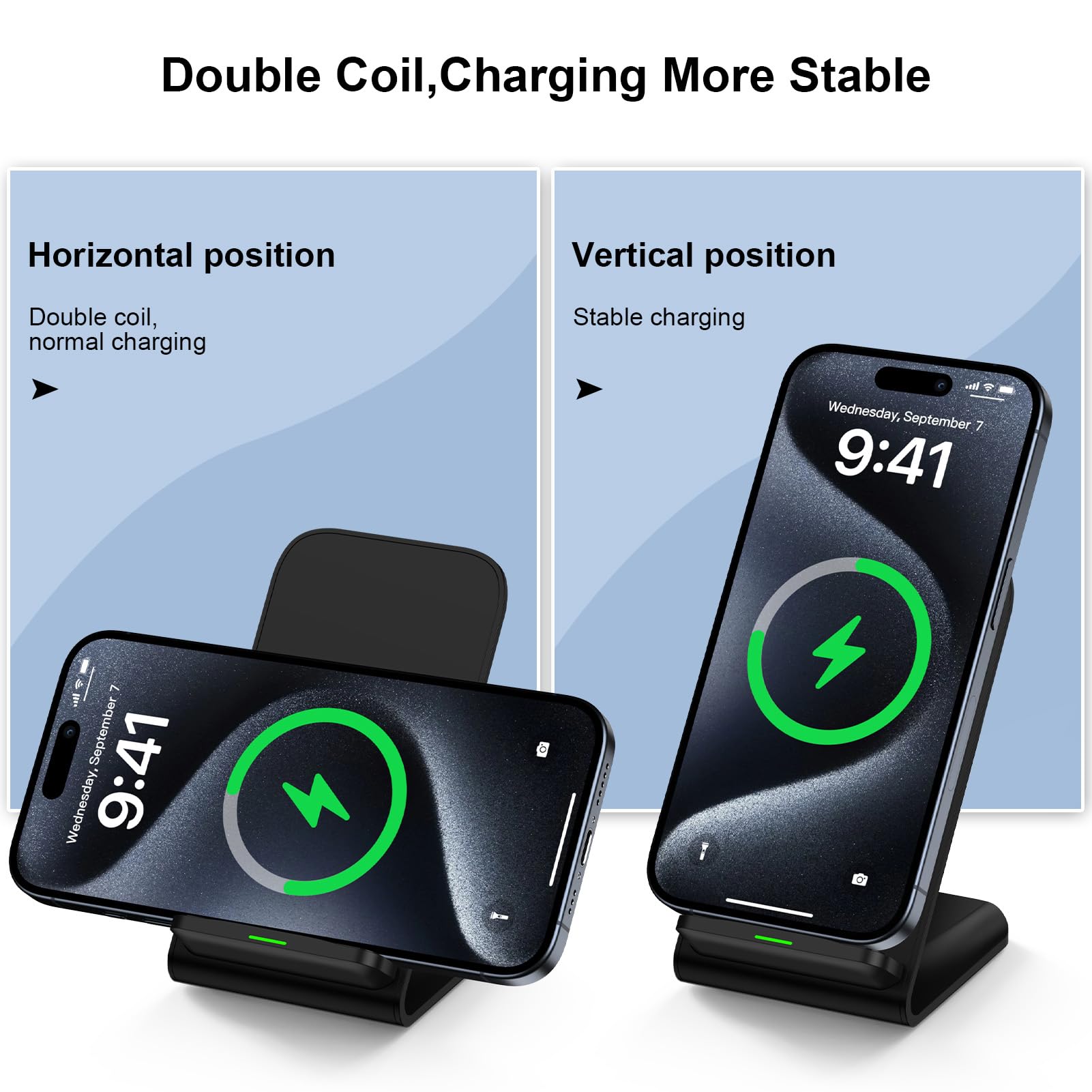 15W 무선 충전기 겸용 휴대폰 거치대, 아이폰12-1 - Phone Accessories Android 리뷰 및 가격
