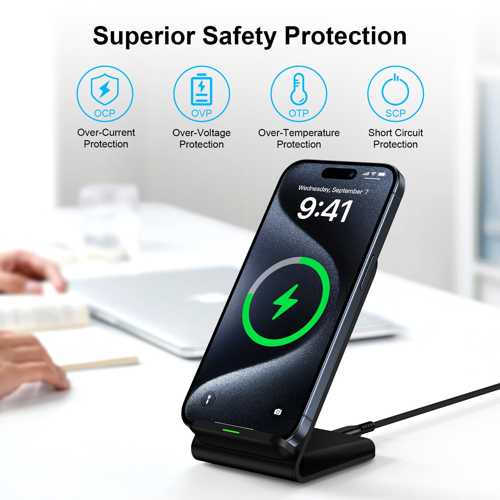 15W 무선 충전기 겸용 휴대폰 거치대, 아이폰12-1 - Phone Accessories Android 리뷰 및 가격