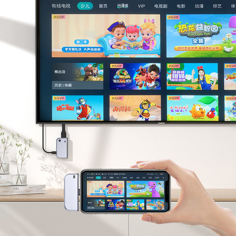 50m 타입 C 무선 송신기 HDMI 수신기 오디오 비 - Hdmi Phone Adapter 리뷰 및 가격