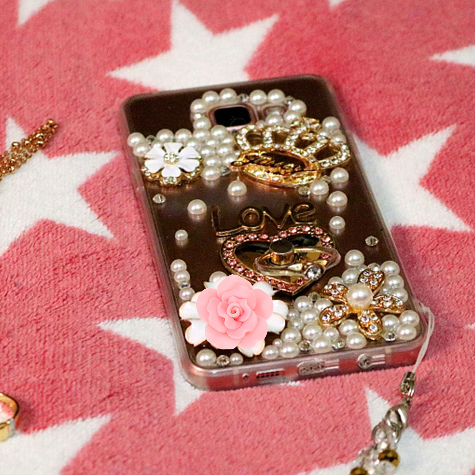 28개 클레이 꽃 참 장식 세트 DIY 휴대폰 케이스  - Phone Accessories Kit 리뷰 및 가격