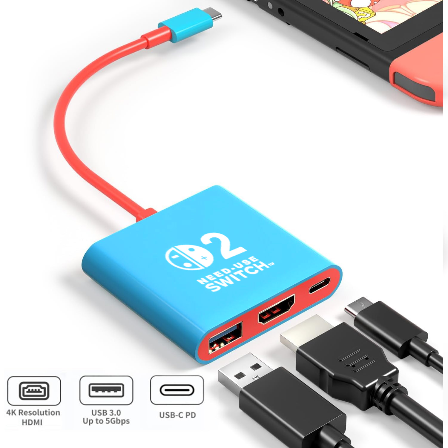 4K60Hz 타입-C to HDMI 어댑터 케이블 고화 - Hdmi Phone Adapter 리뷰 및 가격