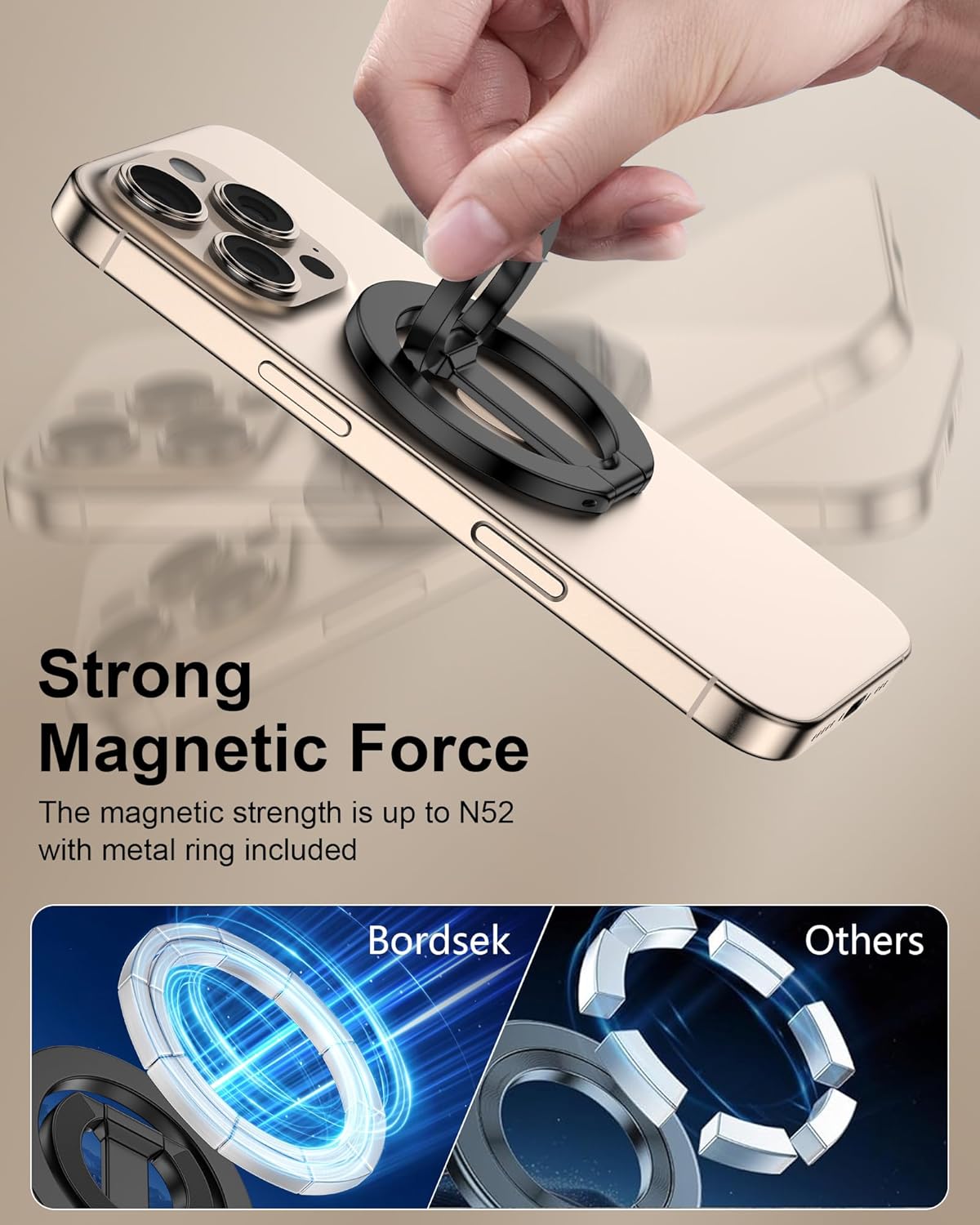 폰 그립 홀더 스탠드 양면 자석 손가락 링 조절 가능한 - Phone Accessories And Gadgets 리뷰 및 가격