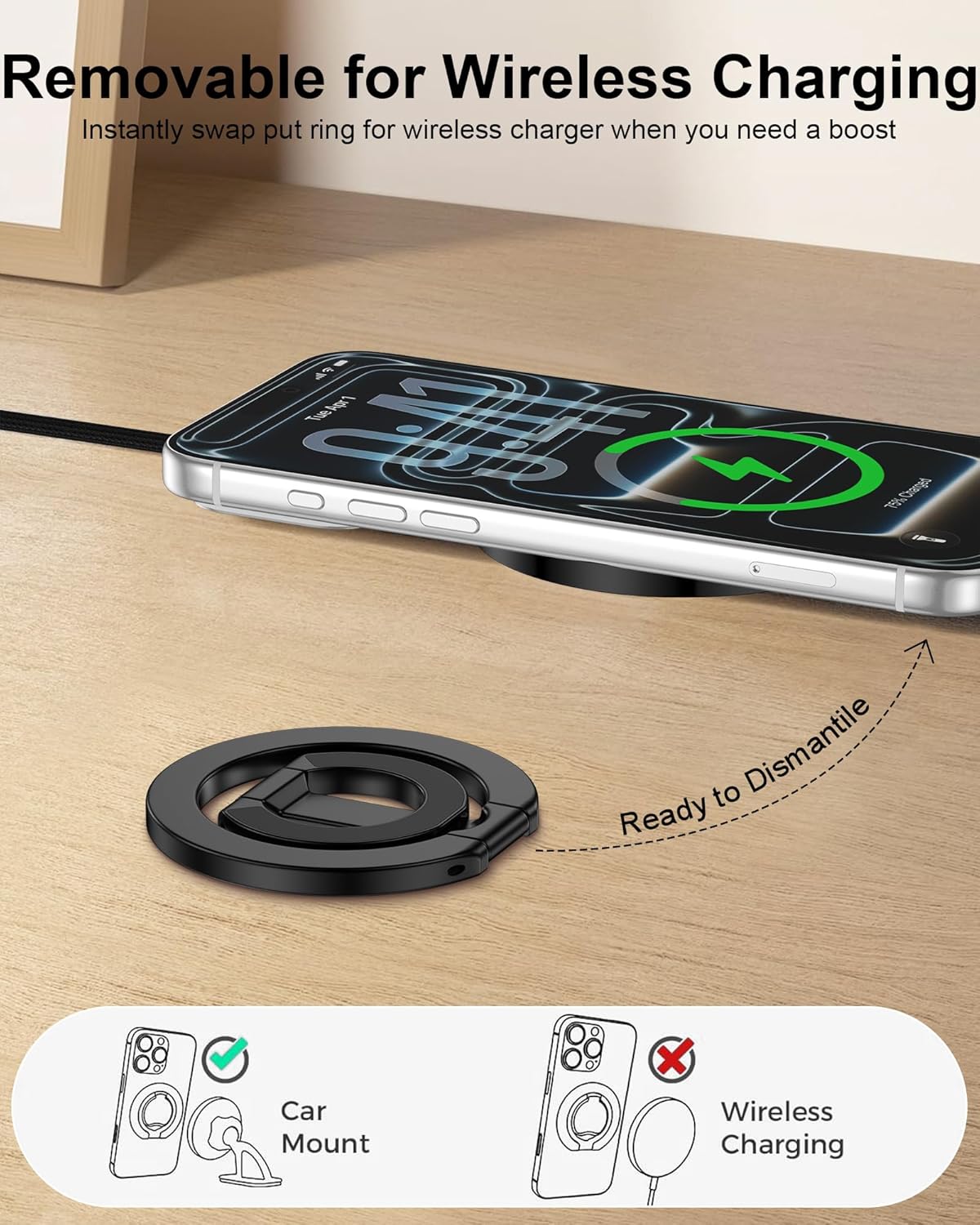 폰 그립 홀더 스탠드 양면 자석 손가락 링 조절 가능한 - Phone Accessories And Gadgets 리뷰 및 가격