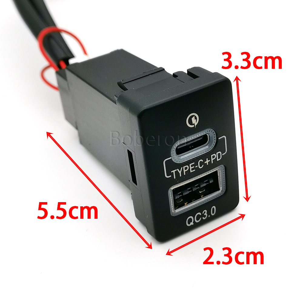 블루 LED QC3.0 USB 차량용 듀얼 충전기 타입 - Phone Accessories Types 리뷰 및 가격